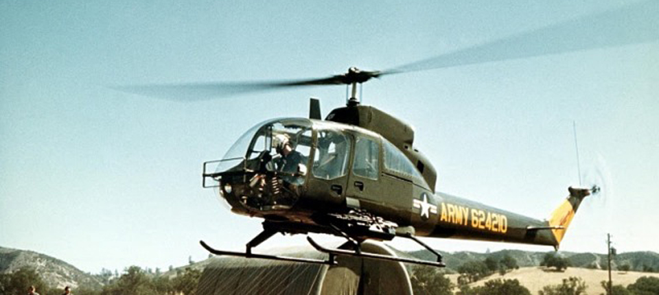 Hiller FH-1100 (OH-5A) First Flight