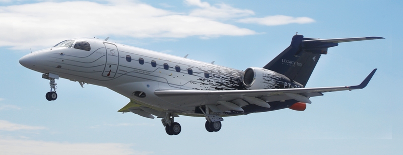 Embraer Executive Jets Flies Third Legacy 500 Prototype