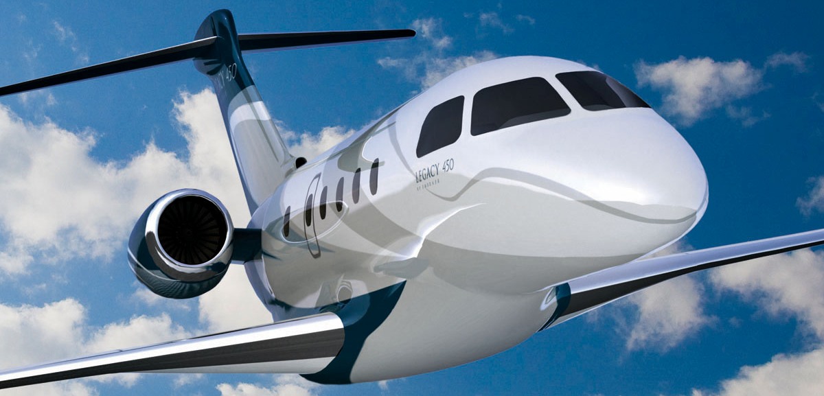 Embraer Executive Jets increases Legacy 450 range to 2,900nm | The JetAv Blog