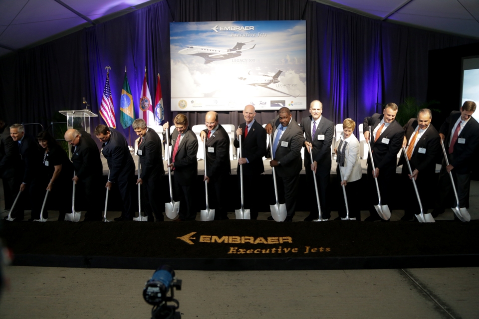 Embraer Breaks Ground On Legacy 500/450 Assembly Facility | The JetAv Blog